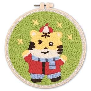 Kit de démarrage XIXI pour broderie au crochet avec tissu de base, motif animal fait main, idéal pour débutants - Product Image 2