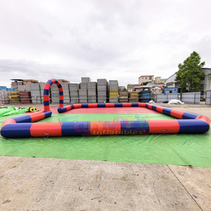 Lona de PVC de alta resistencia, de grado comercial, para circuito de carreras de coches de choque inflables tipo go-kart. - Product Image 5