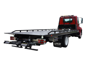 Camion de remorquage hydraulique à plateau plat pour le sauvetage routier des voitures et des véhicules légers - Product Image 2