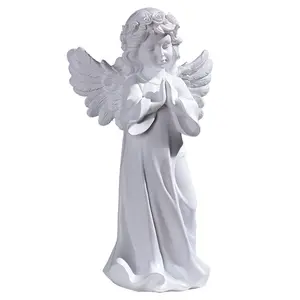 Nordic Home Statue Living Room Famous Image Angel White Custom Resin Products