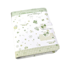 Album photo en cuir A5 trèfle à quatre feuilles, style coréen, pour collection de cartes, petit album de rangement pour cartes Kpop, cadeau