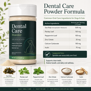 Soins bucco-dentaires professionnels pour chiens et chats, poudre dentaire, contrôle de la plaque dentaire, haleine fraîche, formule personnalisée, étiquette privée - Product Image 6