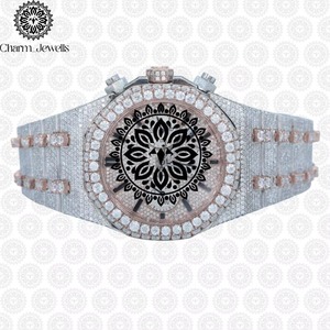 Montre élégante en diamant avec ajustement confortable pour un usage quotidien, disponible en gros - Product Image 6