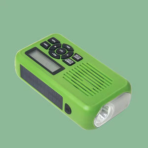 Radio de Emergencia SOS Multifuncional, Pronóstico del Tiempo WB, Carga Solar, Generador de Manivela, Linterna - Product Image 6