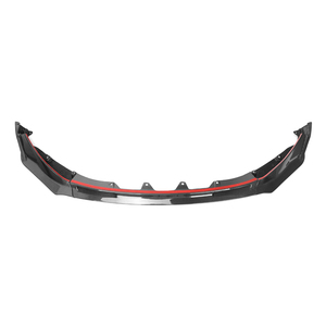 Lèvre de pare-chocs avant en fibre de carbone véritable style V pour <span class=keywords><strong>BMW</strong></span> M3 <span class=keywords><strong>G80</strong></span> M4 G82 G83 2021+ – Séparateurs de lèvre avant 3 pièces - Product Image 2