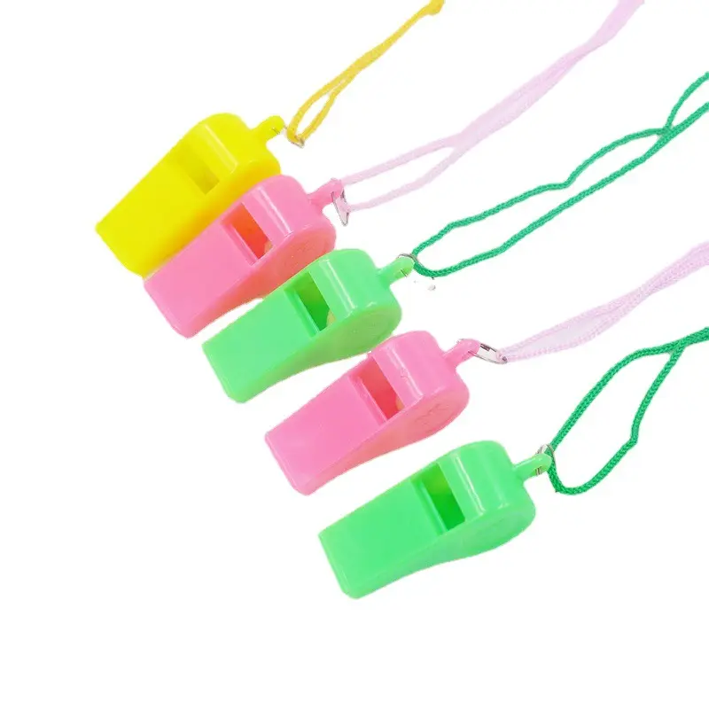 صفارات بلاستيكية متعددة الألوان LXY-N648 فائقة الصوت مثالية للدفاع عن النفس