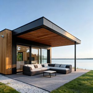 Villa Prefabbricata Moderna di Lusso di Alta Qualità in Acciaio Leggero, 4 Camere da Letto, 2 Bagni, Personalizzabile - Product Image 3