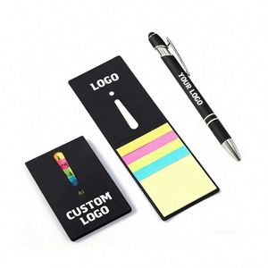 Bloc-notes personnalisés avec logo imprimé, blocs-notes promotionnels personnalisés, blocs-notes adhésifs pour le bureau, cadeau d'entreprise - Product Image 1