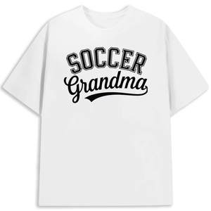 Soccer Grandma Men Women Funny Grandma Gift Soccer Lover Crewneck Tee Shirt - Product Image 1