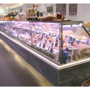 Vitrine réfrigérée de qualité supérieure <span class=keywords><strong>pour</strong></span> <span class=keywords><strong>boucherie</strong></span>, congélateur de charcuterie, réfrigérateur commercial <span class=keywords><strong>pour</strong></span> la présentation de la viande - Product Image 4
