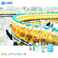 Ligne de production industrielle d'embouteillage de bouteilles de boissons gazeuses d'eau gazeuse CSD Machine de remplissage 3 en 1 Usine de fabrication de boissons gazeuses