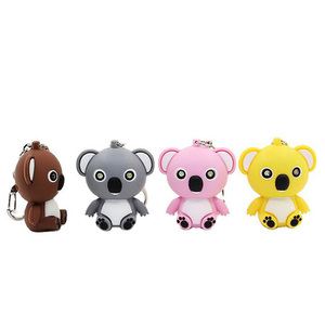 Dễ thương Koala Shaped <span class=keywords><strong>LED</strong></span> Đèn pin <span class=keywords><strong>keychain</strong></span> <span class=keywords><strong>mini</strong></span> nhựa Koala xe Túi Mặt dây chuyền <span class=keywords><strong>Keyring</strong></span> với hiệu ứng âm thanh - Product Image 5