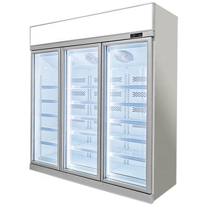 Réfrigérateur et congélateur commerciaux de porte de congélateur de dégivrage <span class=keywords><strong>automatique</strong></span> de supermarché pour le magasin - Product Image 1