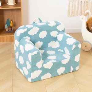 Chaise ultra-douce pour enfants avec motif mignon, rembourrage en mousse, canapé de lecture en sherpa câlin pour garçons <span class=keywords><strong>et</strong></span> filles - Product Image 5
