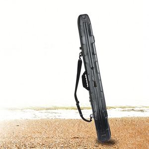 กระเป๋าใส่คันเบ็ดแบบสะพายหลัง Fly Fishing Lumbar Pack Eva Carrier สำหรับคันเบ็ดขนาด 7 ฟุต 6 ฟุต  กระเป๋าเดินทางสำหรับใส่คันเบ็ดแบบแข็ง สำหรับ 2 ชิ้น/ 4 ชิ้น - Product Image 5