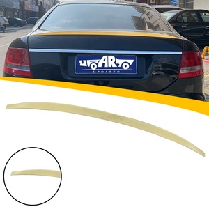 Meilleur nouveau Design ABS plastique Fiber de carbone coffre arrière lèvre becquet pour <span class=keywords><strong>Audi</strong></span> A6 C6 2005 2006 2007 2008 2009 2010 2011 - Product Image 1