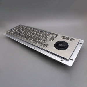 Anti-Vandalisme Panneau <span class=keywords><strong>Industriel</strong></span> En Acier Inoxydable En Métal <span class=keywords><strong>Clavier</strong></span> Filaire <span class=keywords><strong>Avec</strong></span> <span class=keywords><strong>Trackball</strong></span> - Product Image 6