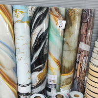 Autocollant mural en marbre UV
