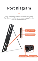 14 Inch Screen Extender IPS 1920*1080P Portable Monitor for Gaming Laptop Wholesale Consumer Electronics Freely Rotation