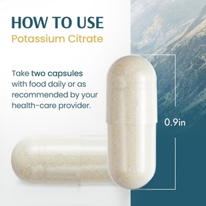 Suplemento de Potasio con Etiqueta Personalizada, Apoyo a la Salud Inmunológica para Adultos, 120 Cápsulas, Extractos Vegetales de Potasio - Product Image 4