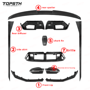 Bộ body <span class=keywords><strong>kit</strong></span> sợi carbon khô chất lượng cao phong cách M <span class=keywords><strong>Performance</strong></span> dành cho BMW M5 G90 G99, nâng cấp ngoại thất kiểu MP, phụ tùng ô tô cho dòng M5 G90 - Product Image 2