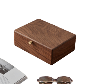 กล่องใส่เครื่องประดับไม้ทำมือสุดหรูพร้อมผิวสัมผัสเรียบเนียน - Product Image 1