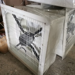 Ventilador axial industrial de fibra de vidrio, montado en pared, 220V, blanco, bajo nivel de ruido, para taller o almacén - Product Image 1