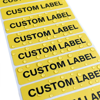 Autocollants personnalisés avec logo, autocollants adhésifs imperméables en vinyle, rouleaux pour l'emballage et la marque
