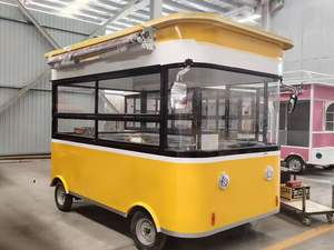 Food truck au design vintage, cuisine mobile d'extérieur, chariot à hot-dogs, camion de nourriture, camion de crème glacée, food truck de rue - Product Image 2