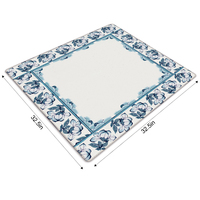 Tapis de table de mahjong et de poker imprimé sur mesure, anti-bruit, à bords renforcés, antidérapant, séchage rapide, résistant aux taches et à la moisissure