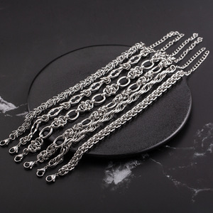 Pulsera de Cadena Trenzada de Acero Inoxidable para Hombre, Diseño Geométrico, Joyería de Moda, Regalo para Ocasiones Especiales XYB0138 - Product Image 4