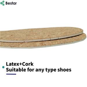 Semelles en mousse de Latex souple et confortable, semelles intérieures en liège recyclé - Product Image 2