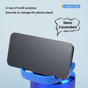 Prix direct d'usine Gradient Sports Outdoor Portable 3 en 1 Bouteille en plastique tricolore de grande capacité galvanisée - Product Image 6