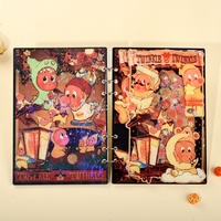 [Shake Shake Book] Starman 2.0 Cuaderno de Hojas Sueltas Creativo de Estilo Japonés en Acrílico, Cuaderno de Dibujos Animados para Estudiantes, Diario