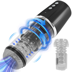 Automatische 5 rotierende 5 saugen lecken 7 vibrierende Kristall Stroker männliche Mastur bator <span class=keywords><strong>Penis</strong></span> pumpe Adult Sexspielzeug für Männer - Product Image 1