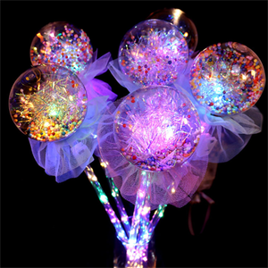 ハロウィーンLEDマジックフェアリースティックワンドレイブおもちゃライトアップマジックボールワンドグロースティック誕生日ノベルティキッズおもちゃコスプレ小道具 - Product Image 4