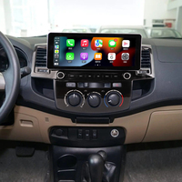 Autoradio Android Toyota Fortuner avec écran tactile QLED 12,3 pouces, 8 cœurs, CarPlay Plug & Play, système multimédia stéréo