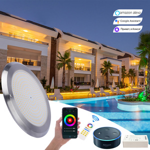 VLike 18W 25W 35W Thông Minh LED Hồ Bơi Ánh Sáng Điện Thoại Thông Minh Ứng Dụng Wifi Thép Không Gỉ Nhựa Đầy Đèn Hồ Bơi Dưới Nước Đèn - Product Image 2