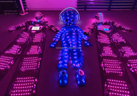 Costume de robot LED lumineux taille adulte, pour spectacle de DJ, boîte de nuit, carnaval, performance