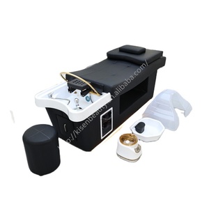 Kisen Thai <b>Style</b> Shampoo Bed for <b>Head</b> Spa Scalp Care Professional Water Circulation Therapy Massage Table for Salon - Product Image 1