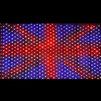 Décorations solaires étanches à brancher pour le Jour de l'Indépendance et le Jour commémoratif, lumières LED drapeau, lumières de filet de pêche, drapeau américain