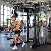Vente chaude prix d'usine Smith Machine équipement de musculation commercial multi-fonction tout-en-un formateur Squat Rack