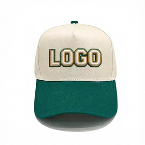 Gorra de Béisbol Personalizada con Bordado 3D en Dos Tonos, Gorra Casual Unisex Ajustable con Logotipo Bordado en Sarga de Algodón, Color en Contraste - Product Image 4