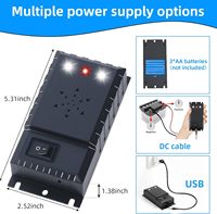 Répulsif Souris Ultrasonique Anti-Marderschutz pour Voiture, Alimentation 12V Batterie Auto ou USB