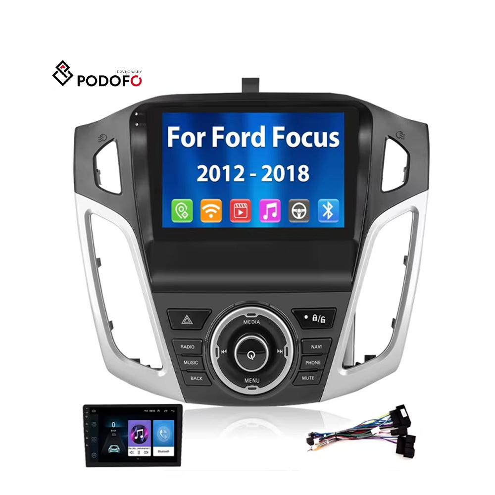 Achetez en gros Podofo 9 Pouces 2 64g Android Autoradio Double Din Voiture Stéréo Carplay Et Android Auto Gps Wifi Fm Rds Bt Autoradio Usa Stock Chine et 9 Pouces 2 64g
