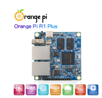 Placa de expansión Orange Pi R1 Plus Disipador de calor de aluminio, enrutador OpenWRT SBC con Dual GbE, ejecuta Android 9 / Ubuntu / Debian OS