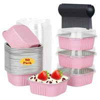Barquettes de récupération de graisse pour shawarma en aluminium personnalisées, compatibles micro-ondes, pour rôtissoire verticale, en blister, écologiques, qualité alimentaire