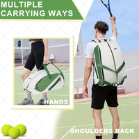 Sac à dos de tennis Trykid grande capacité, sac à raquettes de padel, compartiment à chaussures indépendant, sac à dos de sport multifonctionnel, pickleball