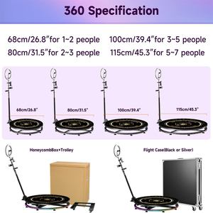 Samidisplay chụp ảnh tự sướng <span class=keywords><strong>360</strong></span> spinner nền tảng đảng cung cấp photobooth tự động xoay máy ảnh video kim loại <span class=keywords><strong>360</strong></span> ảnh gian hàng - Product Image 6