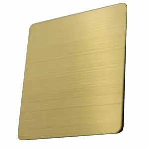 304 316L Kleur Pvd Coating Spiegel Goud 200Cm Breedte Roestvrij Stalen Plaat